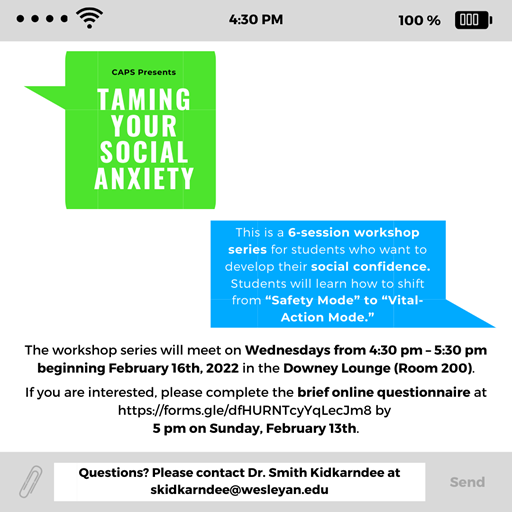 Taming Your Social Anxiety